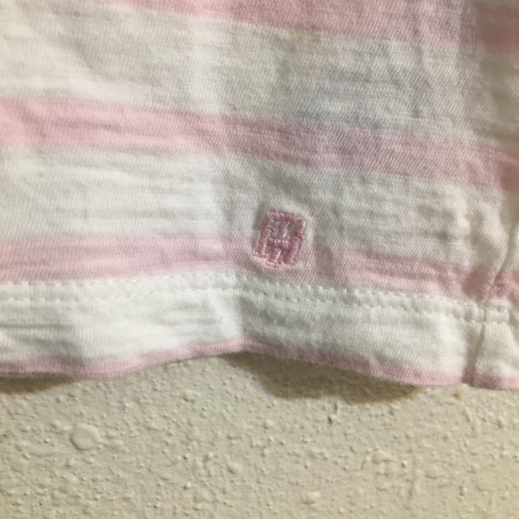 Tommy Hilfiger pink and white woman’s tank top, size s/p - Picture 3 of 4